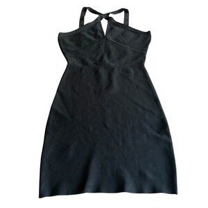 BCBGMaxAzria | Black Bandage Dress with Zipper Detail